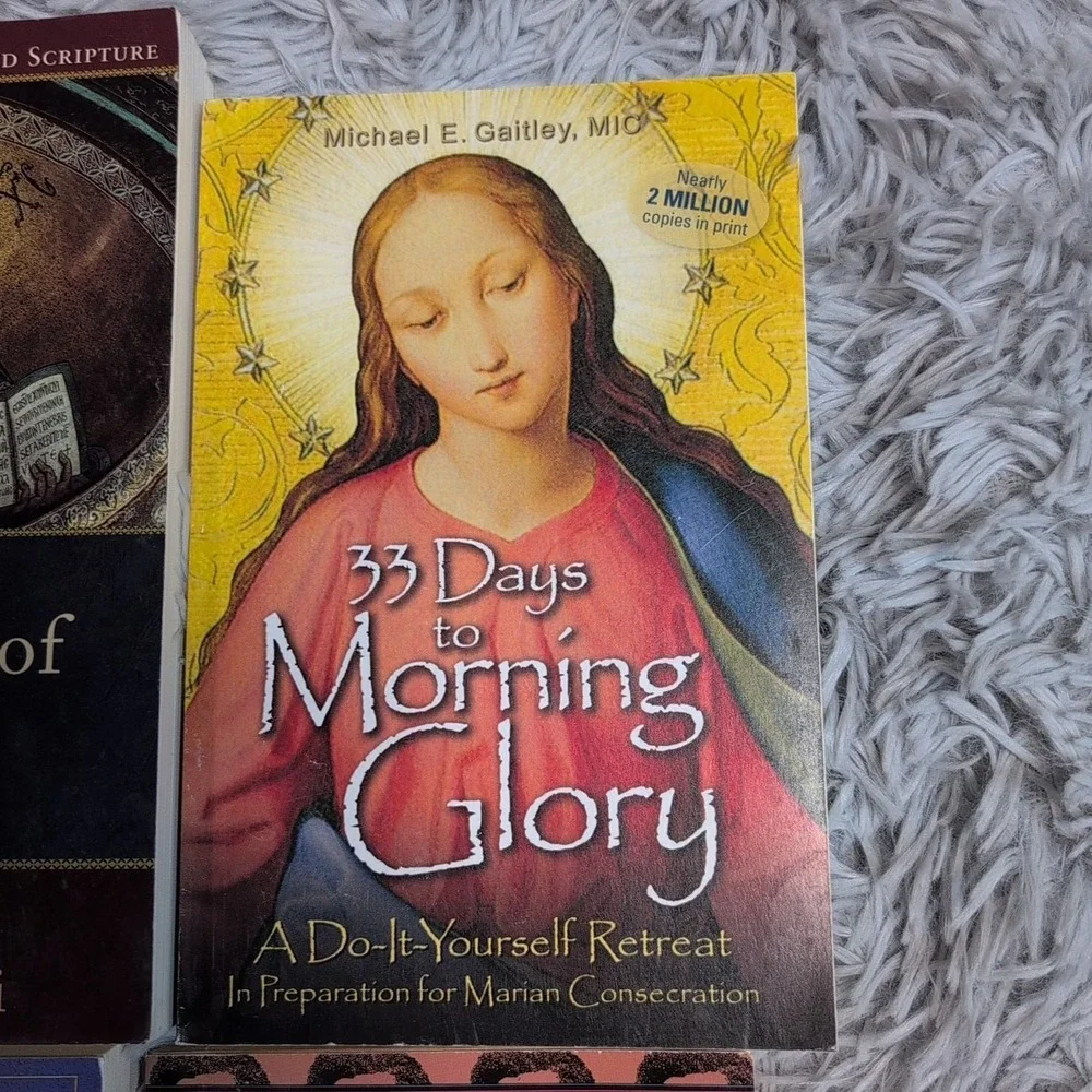 Lot of 8 Catholic Books Commentaries‎ Consecration History Catholic Church